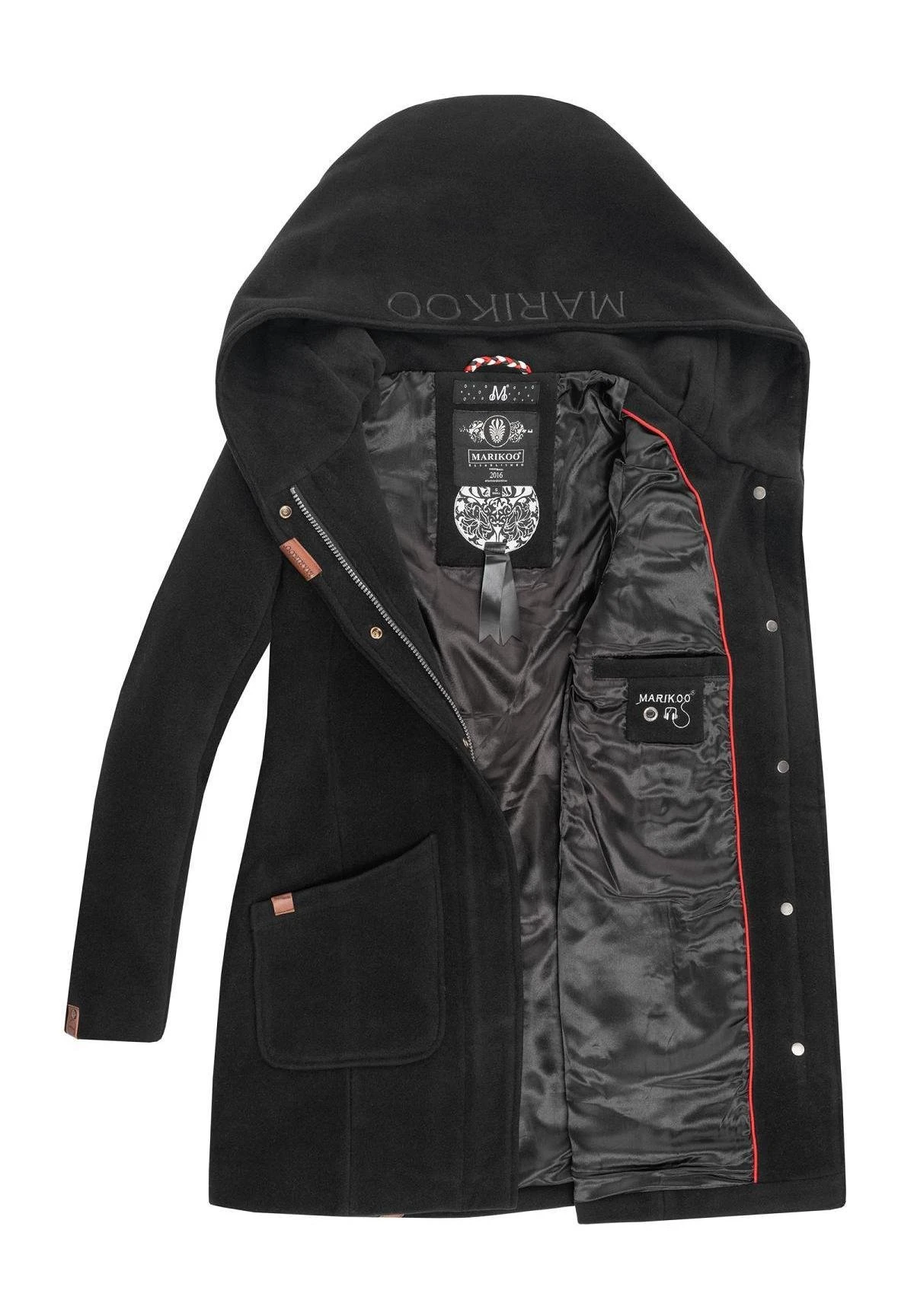 Marikoo Cappotto CortoSchwarz Donna Cappotti M5M21U00Q-Q11 6 Marikoo Cappotto CortoSchwarz Donna Cappotti M5M21U00Q-Q11 - immagine 6