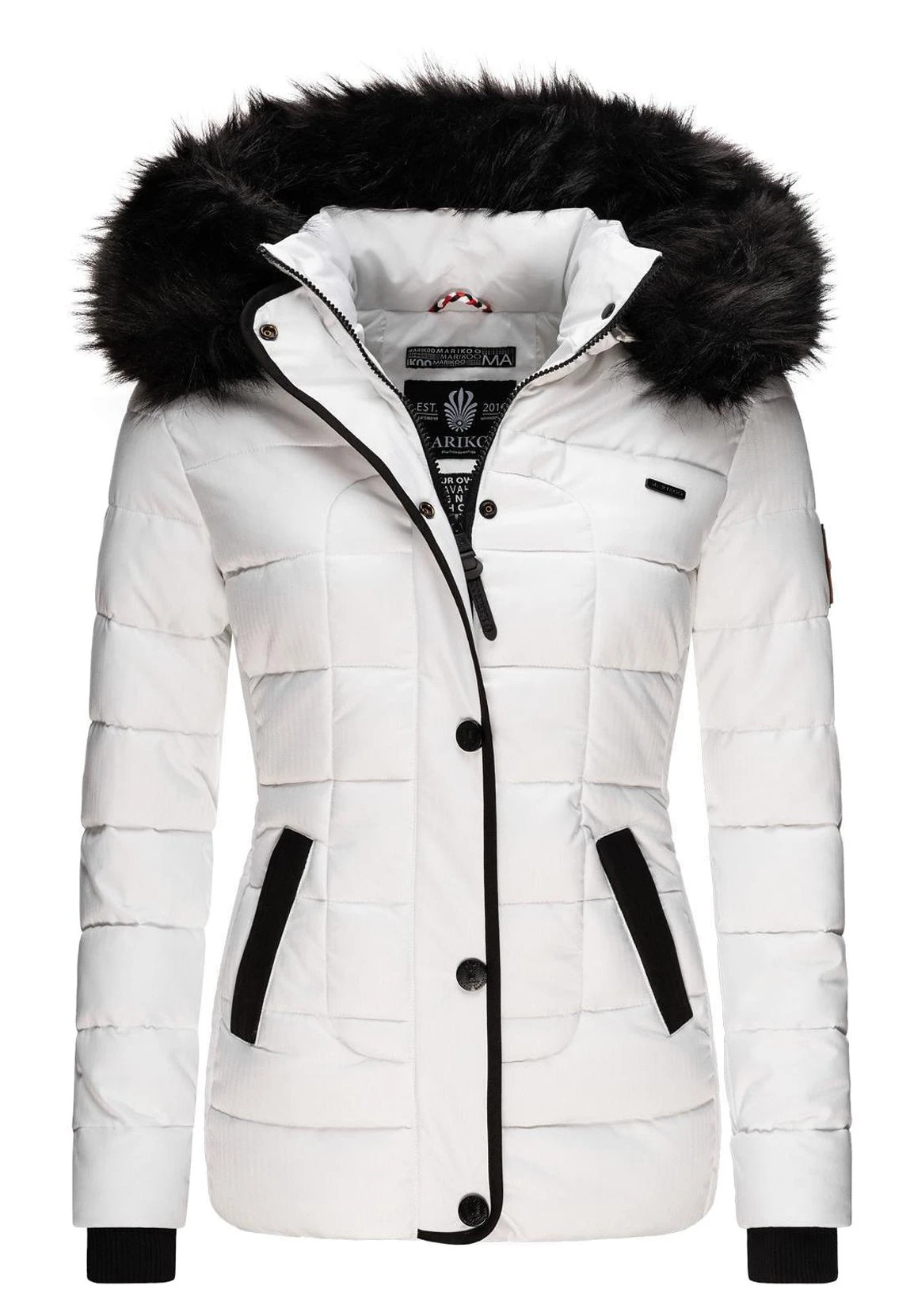 Marikoo Unique - Giacca Invernale - White 1 Marikoo Unique - Giacca Invernale - White