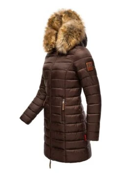 Marikoo SteppCappotto InvernaleDark Choco Donna Cappotti M5M21U001-O13 -Marikoo 165b6c1d619f4fca80bccd57c083b500