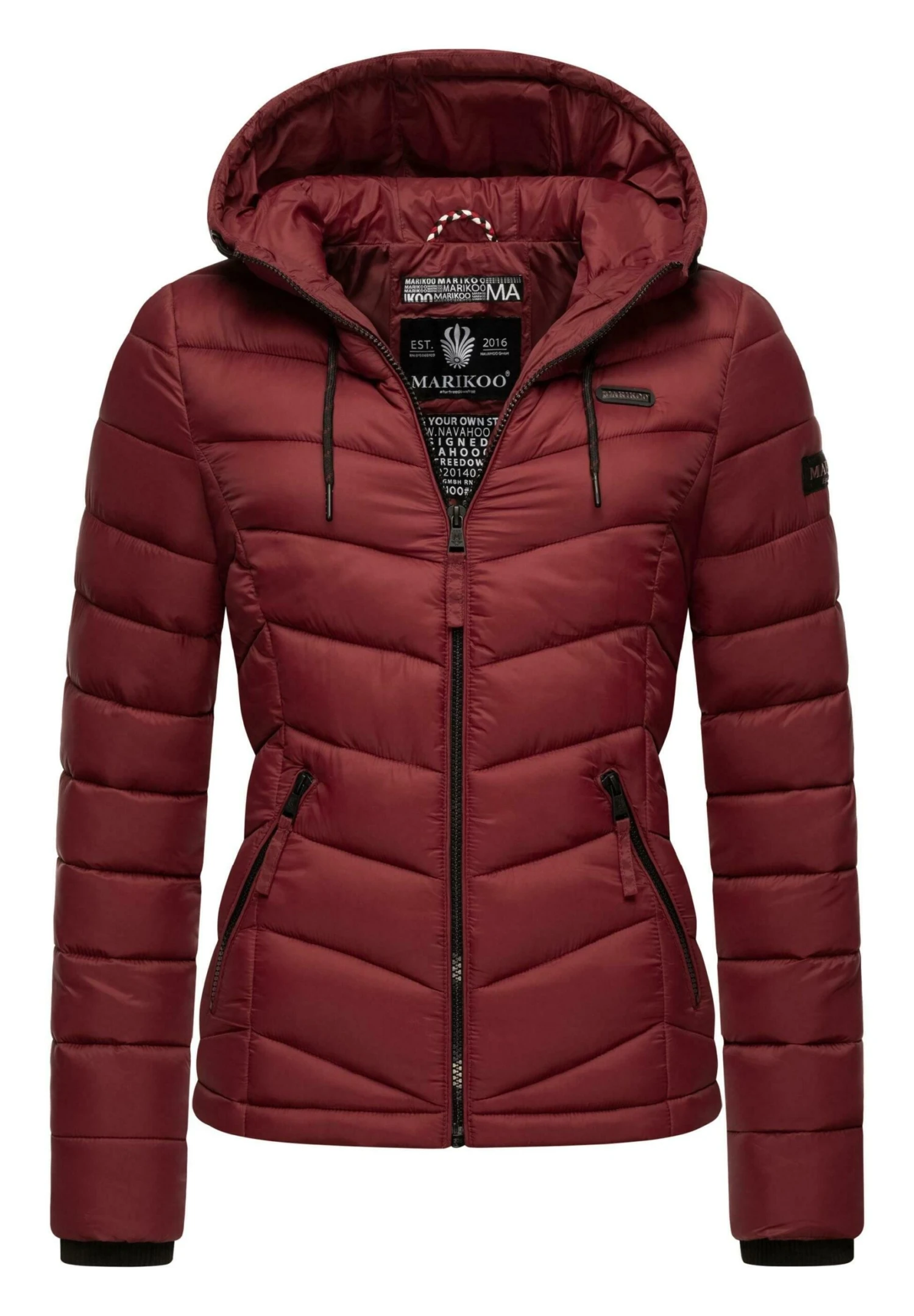 Marikoo KualaGiacca Da Mezza StagioneBordeaux Donna Giacche E Blazer M5M21U01H-G14 5 Marikoo KualaGiacca Da Mezza StagioneBordeaux Donna Giacche E Blazer M5M21U01H-G14 - immagine 5