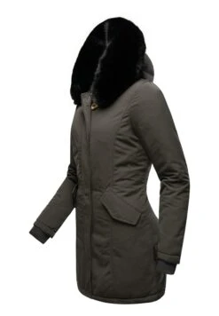 Marikoo KarmaaCappotto InvernaleAnthracite With Black Fur Donna Cappotti M5M21U00G-Q15 -Marikoo 282cb247439e4d7fad58db49bd0cdc99