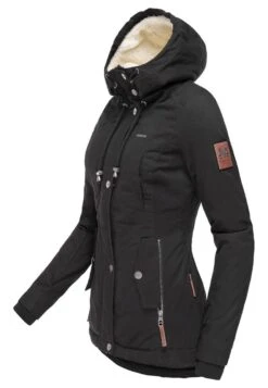 Marikoo BikooCappotto InvernaleBlack Donna Cappotti M5M21U00J-Q11 -Marikoo 3b139cebfd214605847ff6e48b04ae9a