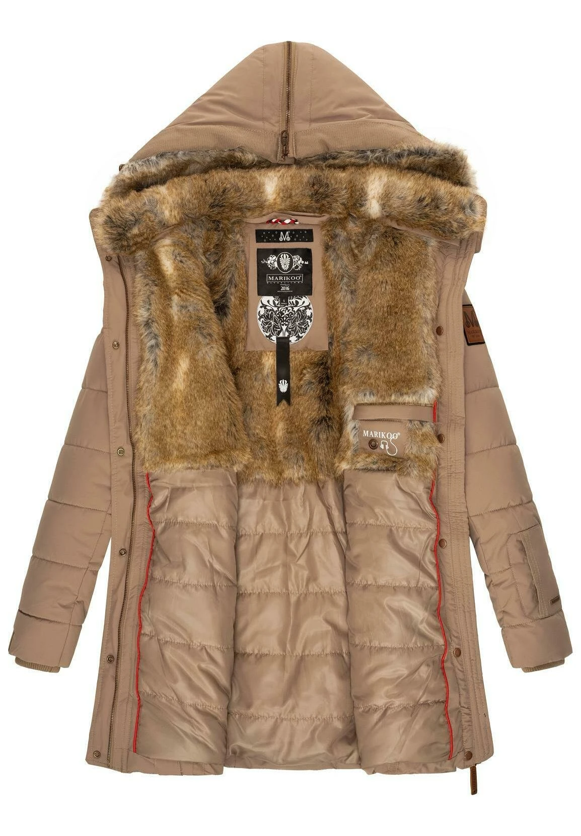 Marikoo LieblingsCappotto InvernaleTaupe Donna Cappotti M5M21U00F-B11 6 Marikoo LieblingsCappotto InvernaleTaupe Donna Cappotti M5M21U00F-B11 - immagine 6