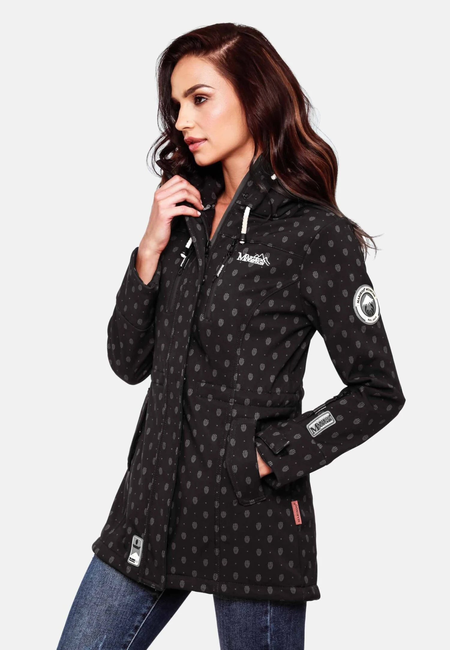 Marikoo ZimtzickeParkaBlack Melange Donna Giacche E Blazer M5M21U005-Q12 3 Marikoo ZimtzickeParkaBlack Melange Donna Giacche E Blazer M5M21U005-Q12 - immagine 3