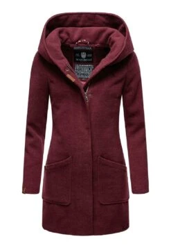 Marikoo Cappotto Corto - Bordeaux Meliert