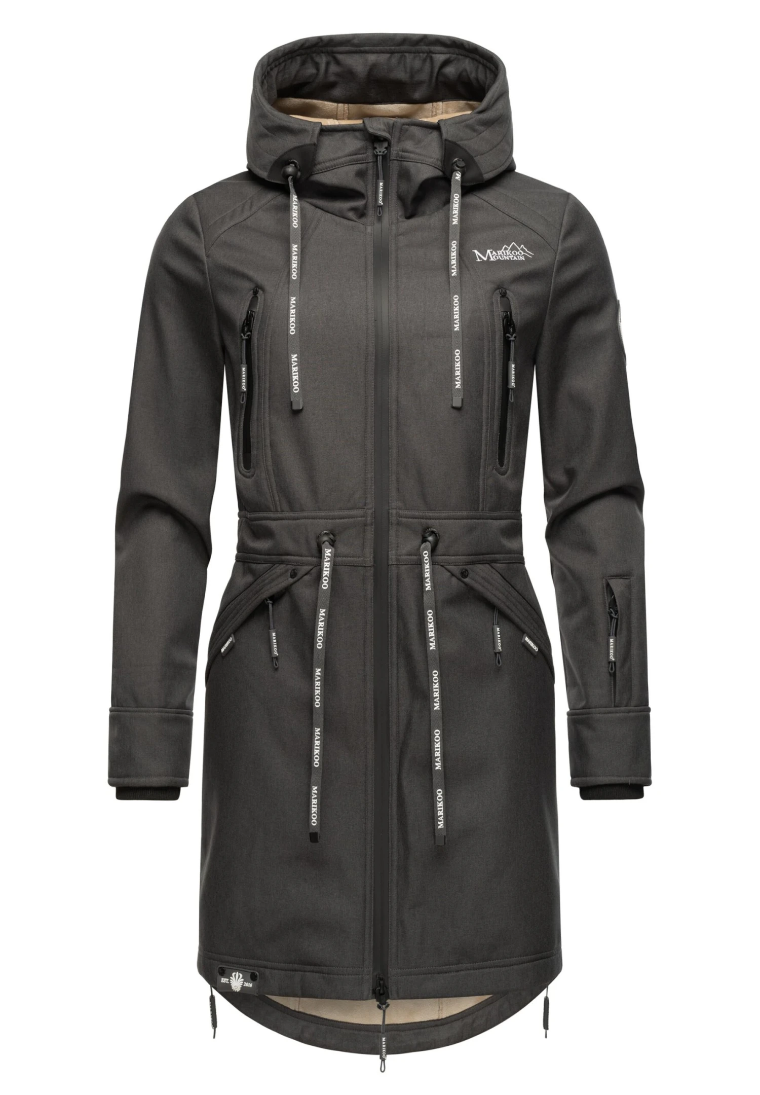 Marikoo Racquelle - Parka - Dark Grey 1 Marikoo Racquelle - Parka - Dark Grey