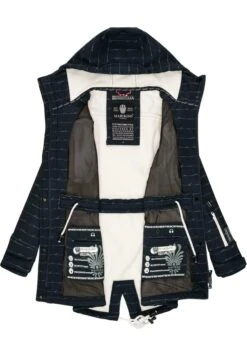Marikoo ZimtzickeParkaNavy Lines Donna Giacche E Blazer M5M21U005-K18 -Marikoo 7e6bdf06129f404caf9f3ae5a38e12f7