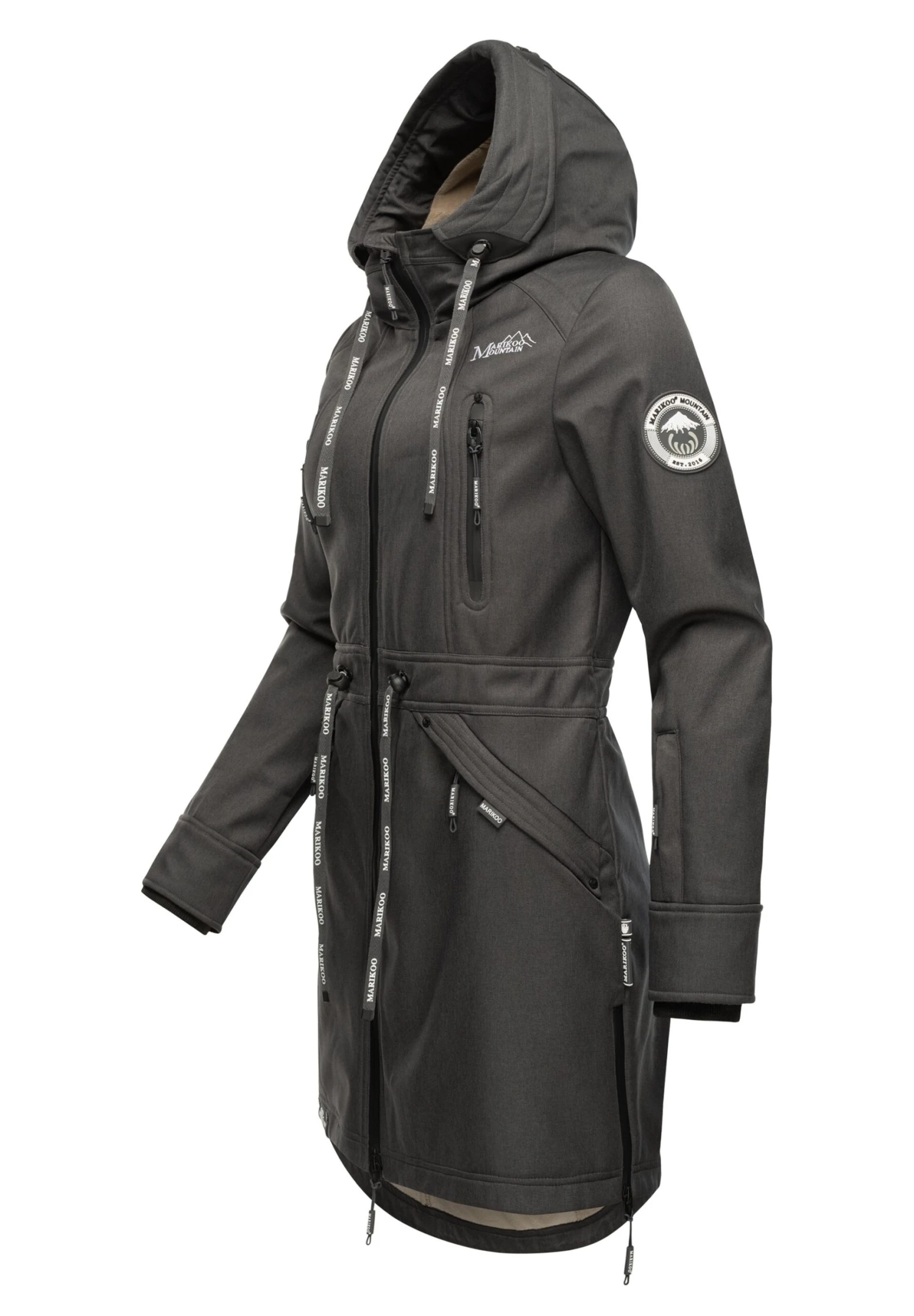 Marikoo Racquelle - Parka - Dark Grey 2 Marikoo Racquelle - Parka - Dark Grey - immagine 2