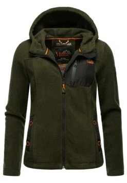 Marikoo Mount Iwaki - Giacca In Pile - Olive