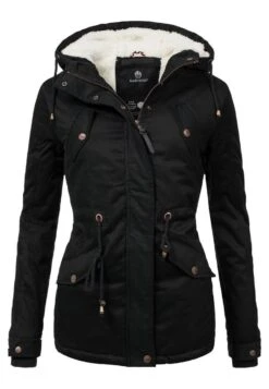 Marikoo Manolya - Cappotto Invernale - Black -Marikoo dccee0c00e3141228dfc8ecc375b0762