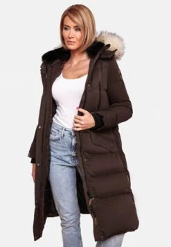 Marikoo Cappotto InvernaleDark Choco Donna Cappotti M5M21U017-O12 -Marikoo eb1db9d8052643e196243beb61d881b6